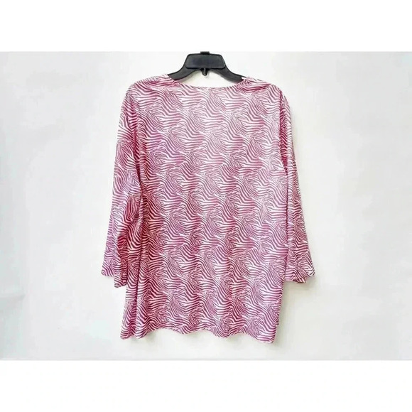 Blair Women's Red/ White Open Top Sz 2XL - Picture 5 of 6